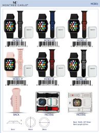 12 Bulk Digital Watch - MC801-W assorted colors