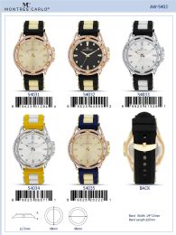 12 Bulk Men's Watch - 54031 assorted colors