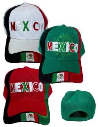 24 Bulk Wholesale Mexico Baseball Cap/hat