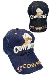 24 Bulk Wholesale Cowboy Baseball Cap/hat