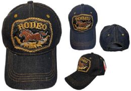 24 Bulk Wholesale Rodeo Horse Baseball Cap/hat