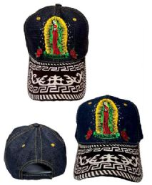 24 Bulk Wholesale Our Lady Of Guadalupe Baseball Cap/hat