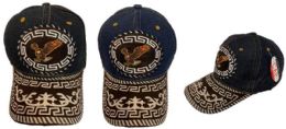 24 Bulk Wholesale Flying Eagle Baseball Cap/hat