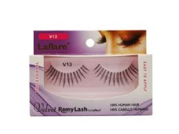72 Bulk Laflare V13 100% Human Hair Velvet Remy Eyelashes
