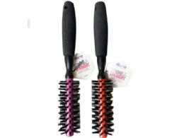 36 Bulk Heat Reinforced Round Brush In Assorted Colors