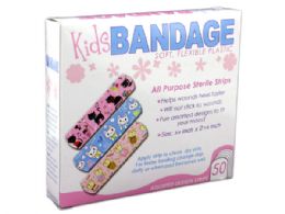 24 Bulk Bandages With Kids Designs