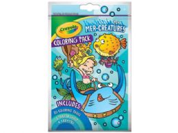 72 Bulk Crayola Coloring Pack With Coloring Pages Stickers And Crayons In Cosmic Cats Design