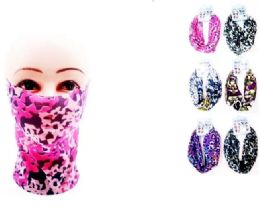 24 Bulk Wholesale Camo Style Headgear Gaiter Buff