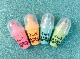 24 Bulk Anime Boba Tea Highlighters