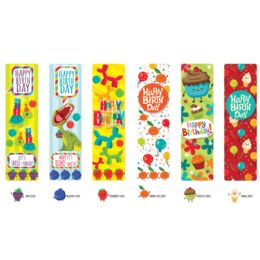 2400 Bulk Scented Birthday Bookmarks