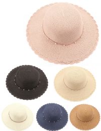 36 Bulk One Size Women's Sun Hat In Assorted Colors