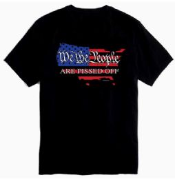 24 Bulk Pissed Off America T-Shirt