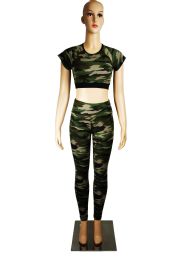 48 Bulk Crop Top And Legging Set