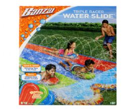 4 Bulk Banazi 16' Triple Racer Water Slide