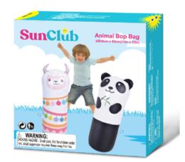 6 Bulk Sunclub Animal Bop Bag 10"*32"