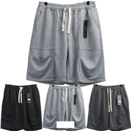 12 Bulk Men's Shorts Athletic Wear Tech Fleece Cargo Assorted Color L/xl