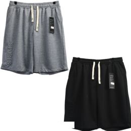 12 Bulk Men's Shorts Athletic Wear Tech Fleece Sports Assorted Color S/m