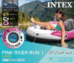 6 Bulk Intex River Run 53" Single Shelf Box - Pink