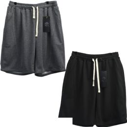 12 Bulk Men's Shorts Athletic Wear Tech Fleece Assorted Color L/xl