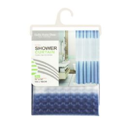 24 Bulk Shower Curtain 3d Blue 70 X 70 X 0.11mm