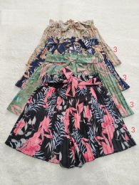 12 Bulk Women's Shorts Ruffled Style Floral Print S/m
