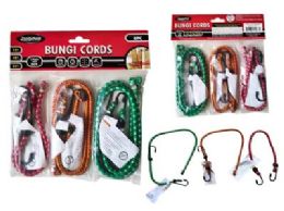 96 Bulk 6-Piece Bungee Cords