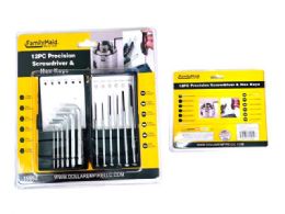 48 Bulk 12-Piece Precision Screwdriver & Hex Key Set