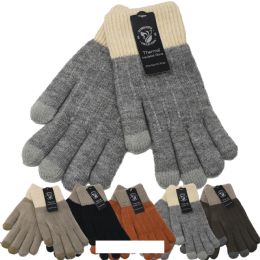 12 Bulk Women's Winter Fleece Gloves Heavy
