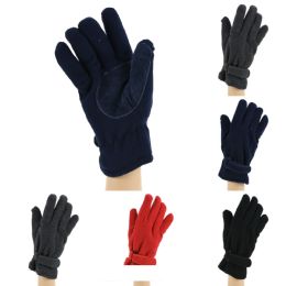12 Bulk Women's Fleece Heavy Gloves