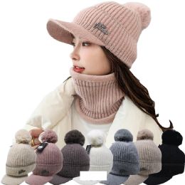 12 Bulk Women's Winter Fashion Hats Fuzzy Style In Assorted Colors