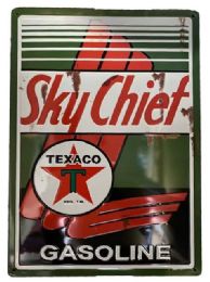 20 Bulk Retro Metal Tin Sign Wall Poster Sky Chief Gasoline
