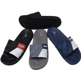 48 Bulk Men's Five Stripe Pattern Sport Print Sizes 8-13