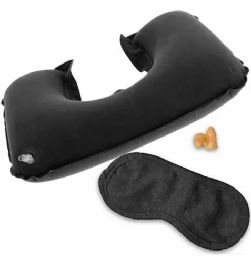 48 Bulk 3 Pc Travel Neck Pillow Set