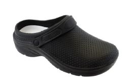 36 Bulk Ladies Nursing Shoes Black Assorted Sizes 6-11