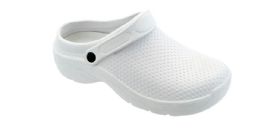 36 Bulk Ladies Nursing Shoes White Assorted Sizes 6-11
