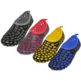24 Bulk Men's Wave Soft Lightweight Double Mold Clog Water Shoes
