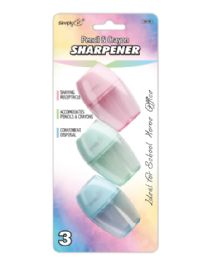 36 Bulk 3 Pack One Hole Sharpener