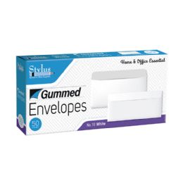 24 Bulk #10 White Envelope Gummed 50 Count