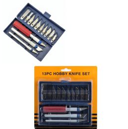 60 Bulk Hobby Knife Set 13 pc
