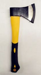 12 Bulk CarboN-Steel NoN-Sharpened Axe With Cover, 14 Inches