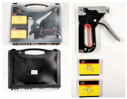 12 Bulk Heavy Duty Staple Gun With Refills And Compact Case