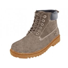 12 Bulk Men's "himalayans" Insulated Leather Upper Injection Work Boots