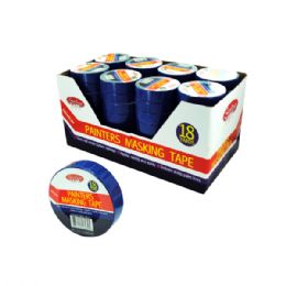 64 Bulk 1" X 18 Yrd Painter's Masking Tape Counter Top Display