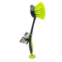 48 Bulk 9.8" Suction Bottom StanD-Up Bristle Dish Brush