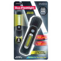 6 Bulk WeatheR-Resistant Duo Mode Led Flashlight