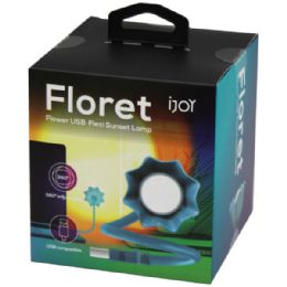 12 Bulk Ijoy Floret Usb Flexi Sunset Lamp Light In Blue