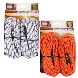 24 Bulk 2 Pack 33' MultI-Purpose Organizing Ropes