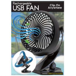 4 Bulk Rechargeable Usb Operated Personal Desktop Fan