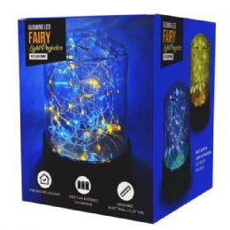 6 Bulk Large Glowing Led  Fairy Lights Projector In Plastic Clear Dome
