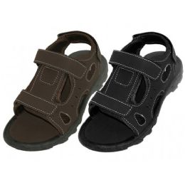 24 Bulk Boy's Double Velco Strap Sandals